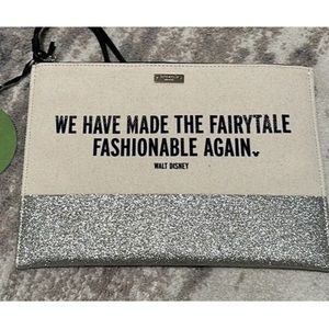 KATE SPADE Disney Parks "We Have Made the Fairytale Fashionable Again" Wristlet